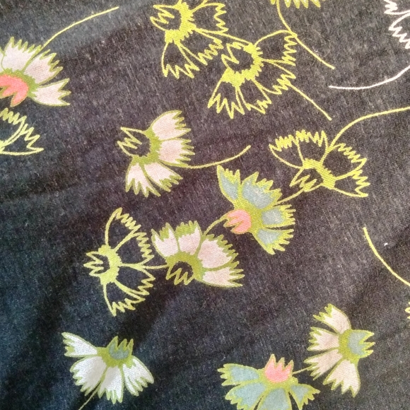 Free People Splitback Black Floral Swing Top - Picture 6 of 6